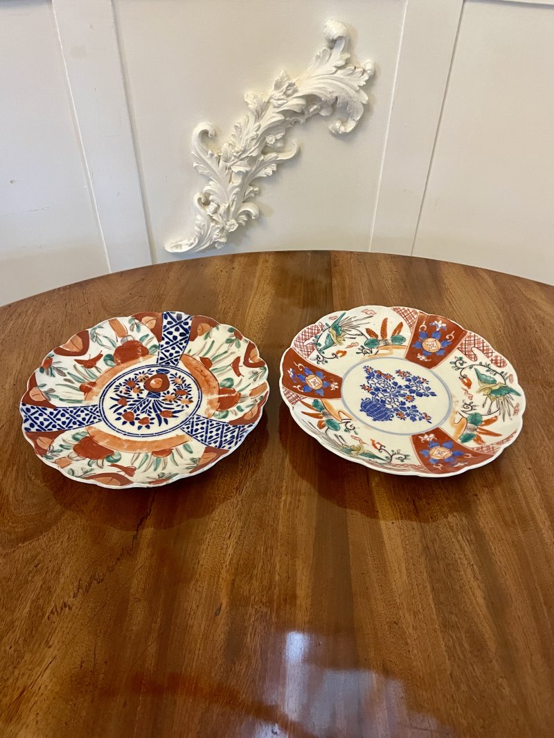 Two Antique 19th Century Japanese Quality Imari Plates - Image 3